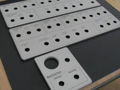 Dashbardplaten Blank geanodiseerd Alu